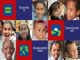Equida 
d 
Sostenibili 
dad 
Oportunid 
ad 
 
