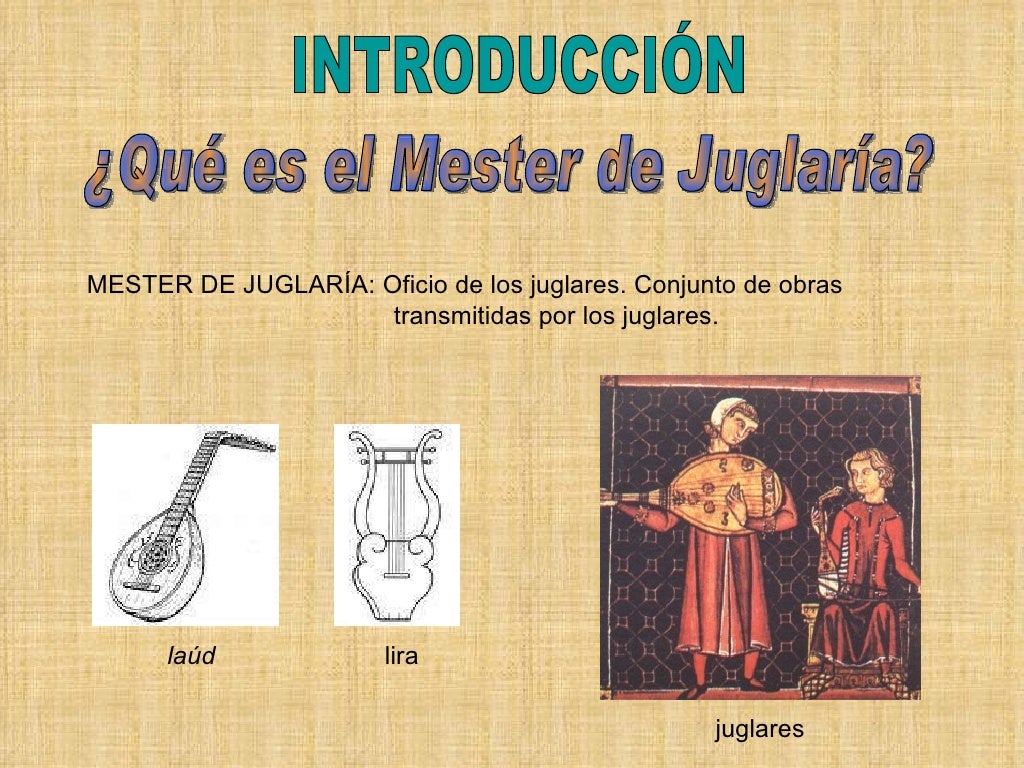 El Mester de Juglaría