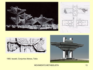 1960, Isozaki, Conjuntos Aéreos, Tokio 