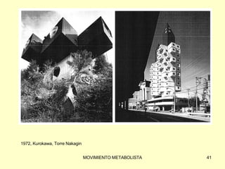 1972, Kurokawa, Torre Nakagin 
