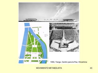 1950, Tange, Centro para la Paz, Hiroshima 