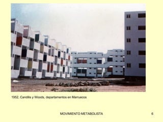 1952, Candilis y Woods, departamentos en Marruecos 