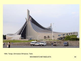 1964, Tange, Gimnasios Olímpicos, Tokio 