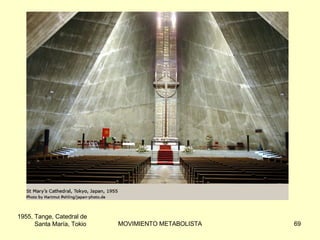 1955, Tange, Catedral de  Santa María, Tokio 