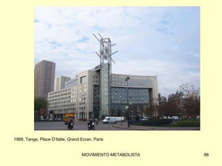 1988, Tange, Place D’Italie, Grand Ecran, Paris 