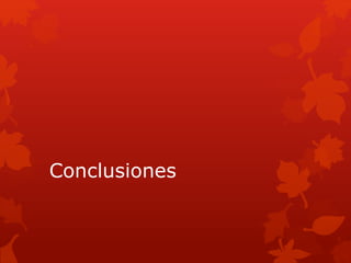 Conclusiones
 