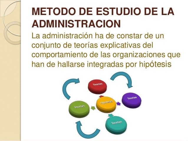 Cual Es El Contenido Del Estudio De La Administracion