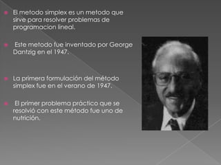 George Vyner Simplex El Metodo Simplex | PPTX