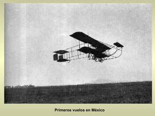 Primeros vuelos en México 