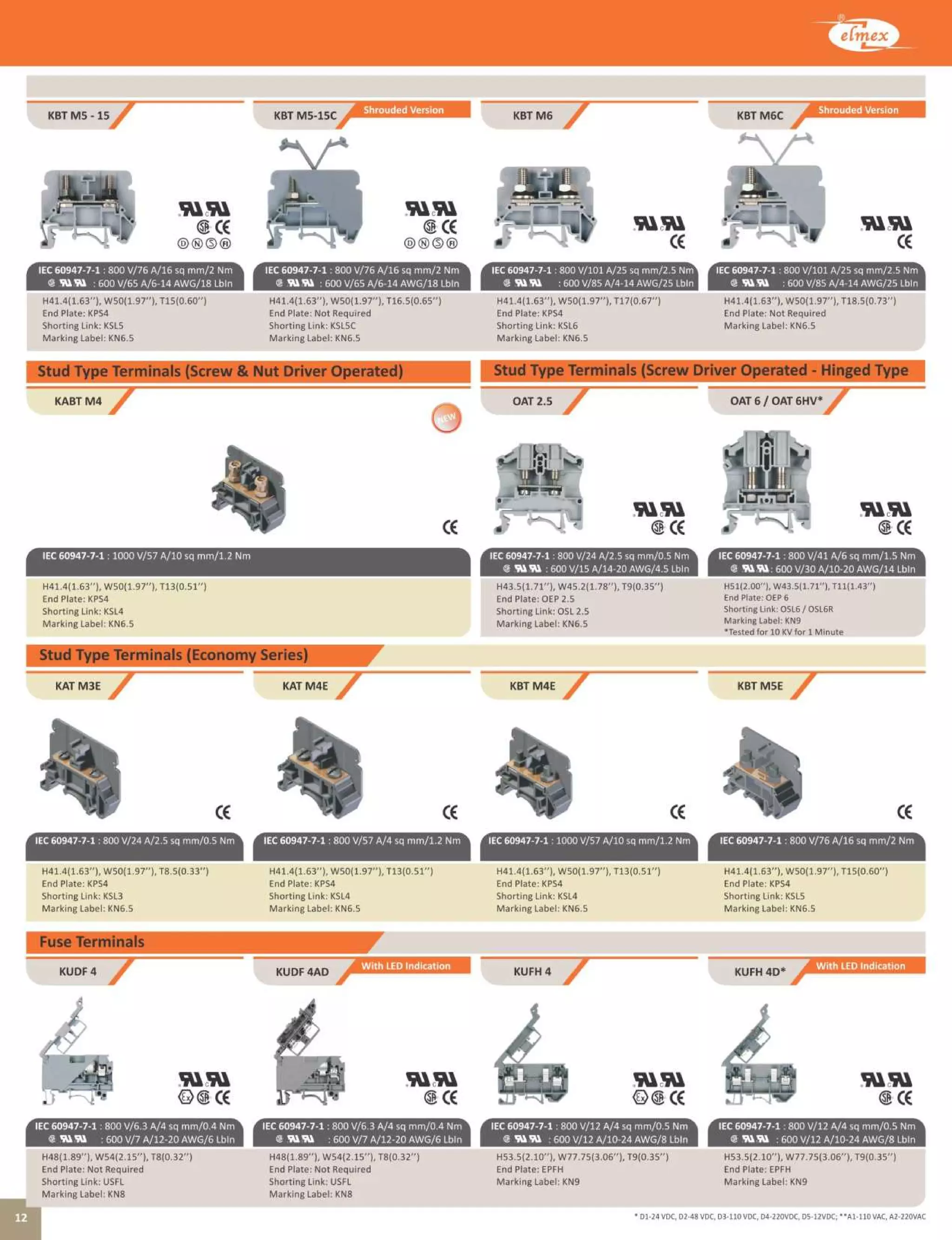 Rambert System Elmex Catlog