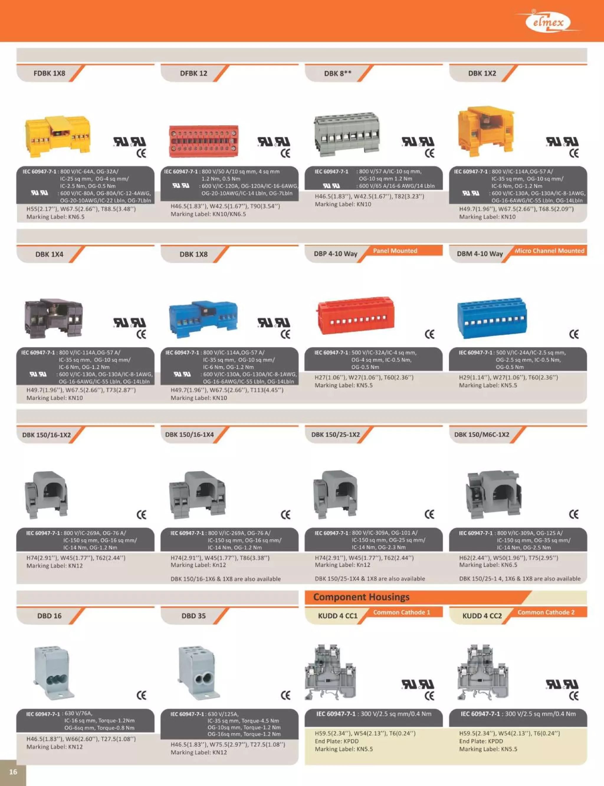 Rambert System Elmex Catlog