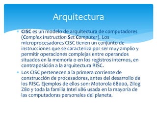 El microprocesador | PPTX