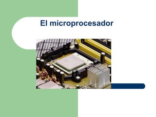 El microprocesador
 