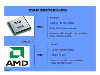 Tipos de microprocesadores

 