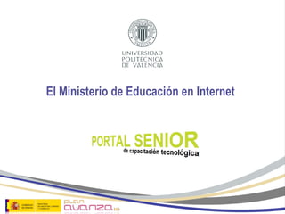 El Ministerio de Educación en Internet 