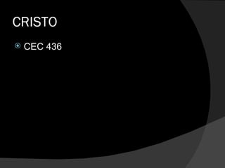 CRISTO CEC 436 
