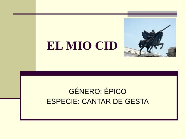 El MíO Cid