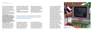 252
El modelo CEIBAL
Nuevas tendencias para el aprendizaje
253
Se trata de favorecer la integración de
la tecnología desde una mirada que
permita incorporarla en forma eficaz
y eficiente,y apoyar el modelo de
aprendizaje híbrido que emerge a partir
del modelo 1 a 1 y que convive hoy con
la educación presencial.
Desde la promoción y conservación de
la identidad y la cultura nacional resulta
fundamental la creación y difusión de
contenidos propios.
La Sociedad digital tiende cada vez
más a democratizar el saber.Cuatro
líneas de acción pueden ser planteadas
como punto de acceso y encuentro
virtual de la comunidad,más allá
del hardware/software utilizado:
recursos digitales; organización social
e inteligente de la información; cursos
virtuales; redes sociales.
A medida que se aumentó el uso y
desarrollo de páginas de la red y de los
LMS (Learning Management System)
también aumentó la necesidad de
establecer estándares que permitieran
la búsqueda,la transferencia y el
intercambio fácil de la información.
Surgió la idea de“etiquetar”contenidos,
pero de allí no se generan catálogos
digitales para que la consulta sea más
ágil,sino para identificar rápidamente
los materiales y,de esa manera,agilizar
la consulta.
Las plataformas,tanto los LMS como los
LCMS (Learning Content Management
System) (aplicación de software para
la administración,documentación,
seguimiento y presentación de
informes...),se enfrentaron al reto de
construir e incluir herramientas que
permitieran almacenar de manera
inteligente la información.Tienen
también la ventaja de admitir el
intercambio de los contenidos entre
distintas plataformas,además de
reutilizarlos en diferentes disciplinas e
incluso,diferentes niveles educativos,
teniendo en cuenta situaciones
de ejercitación y/o práctica,de
conocimientos previos que se presentan
secuenciados dependientemente.
Hoy es imprescindible tratar de
capitalizar el potencial de la web 2.0,
las premisas de comunicar,compartir
y colaborar,para aprender y enseñar,
ofrecer herramientas (software social)
para promover la interactividad entre
los usuarios,la interacción de los
usuarios con las aplicaciones y de los
usuarios a través de las aplicaciones.
Porque las tecnologías entendidas
como medios,permiten aprender
investigando,aprender haciendo,
aprender interactuando,aprender
compartiendo y colaborando,
promueven la creación de comunidades
y la restauración de las relaciones que
constituyen el entramado social.
El movimiento de los Recursos
Educativos Abiertos (REA u OER,su
sigla en inglés) forma parte de una
tendencia más general hacia procesos
de innovación participativos.Esta es
básicamente la iniciativa de compartir
materiales digitalizados de manera
abierta (abierta significa principalmente,
ofrecer libre acceso en internet
permitiéndoles a los usuarios leer,
descargar,copiar,distribuir,imprimir,
buscar o enlazar los textos completos
de estos documentos,reconociendo los
derechos sobre su creación).
El término REA fue adoptado por
primera vez por la UNESCO (2002).
Se definieron como REA (OER - Open
Educational Resources) los recursos
Desde la promoción y conservación de la identidad y
la cultura nacional resulta fundamental la creación y
difusión de contenidos propios.
 
