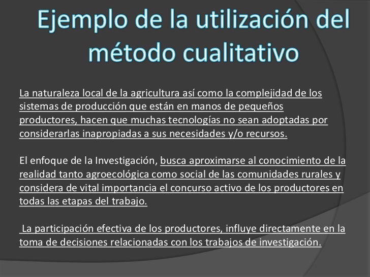 El Modelo Cualitativo