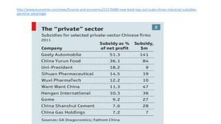 http://www.economist.com/news/finance-and-economics/21576680-new-book-lays-out-scale-chinas-industrial-subsidies-
perverse-advantage
 