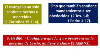 El Modelo Bíblico para la Fe y la Práctica para la Iglesia Hoy | PPTX