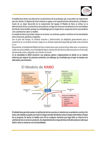 El modelo de kano