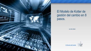 El Rincón del Sueko
El Modelo de Kotter de
gestión del cambio en 8
pasos.
12/05/2018
 