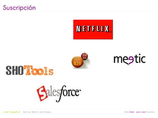 Suscripción




                                                   
Jordi Puigdellívol   Start-up Mentor and Sherpa       linktoStart your own business
 