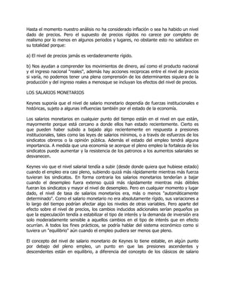 El modelo keynesiano