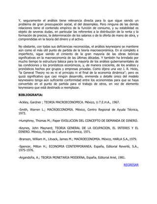 El modelo keynesiano