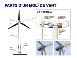 PARTS D’UN MOLÍ DE VENT
LA GÒNDOLA

 