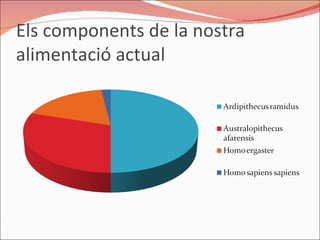 Els components de la nostra alimentació actual 