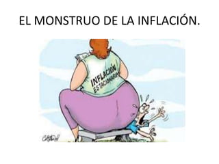 EL MONSTRUO DE LA INFLACIÓN.
 