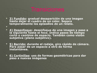 El montaje y las transiciones en el cine | PPTX