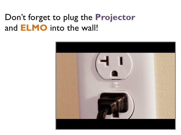 Elmo Projector Tutorial