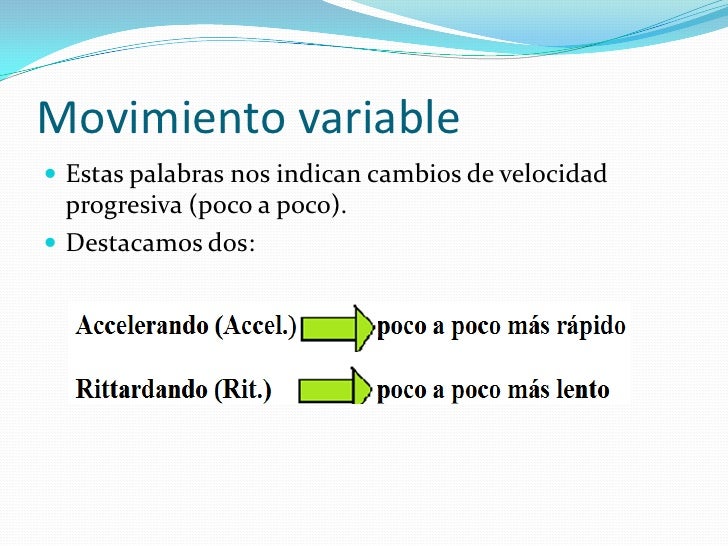 El movimiento