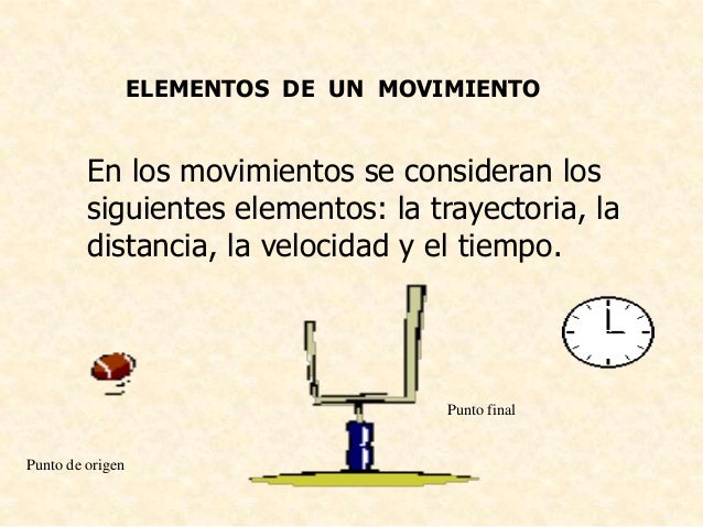 El movimiento de los objetos ciencias