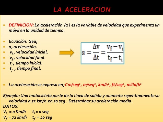El movimiento en una direccion