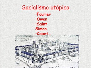 Socialismo utópico Fourier Owen Saint Simon Cabet… 