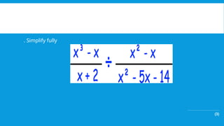 Comprehensive Math Problems Comprehensive Maths Contest: Algebra, Geometry, and Problem Solving | PPTX
