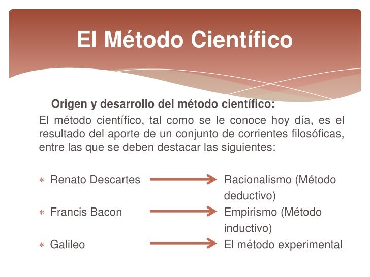 Partes Del Mtodo Cientfico