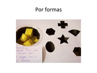 Por formas
 