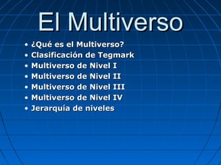 Multiverso Dui El Multiverso | PPT