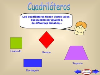 Cuadrado Rectángulo Rombo Trapecio 