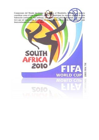 El Mundo Del FúTbol