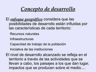 Etapas del desarrollo 