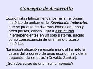 Geografía y desarrollo 