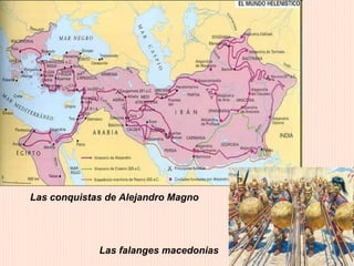 Las falanges macedonias Las conquistas de Alejandro Magno 