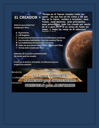 Bendición
u catequista en linea
morayma
 