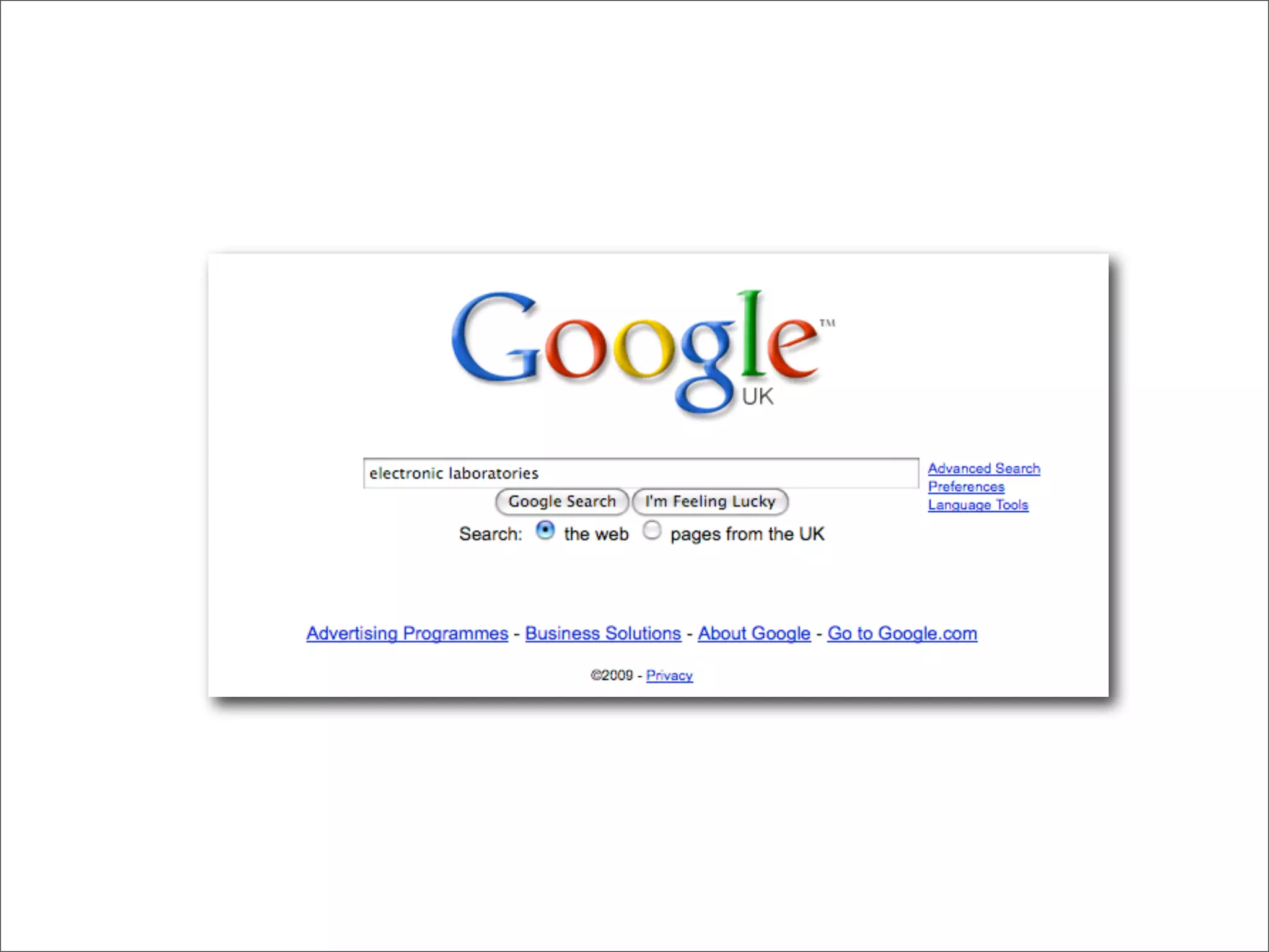 The lab that was born on the web